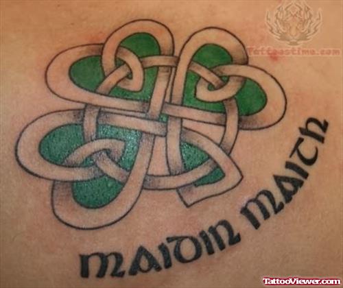 Celtic Clover tattoo