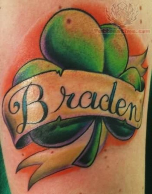 Braden Shamrock Tattoo