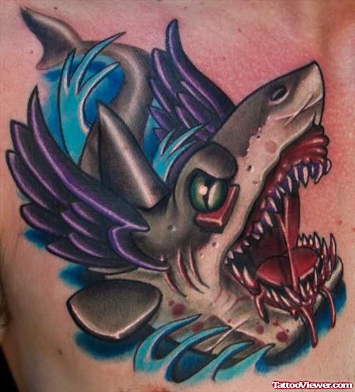 Shark Angel Tattoo