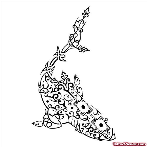 Amazing Design For Shark Tattoo