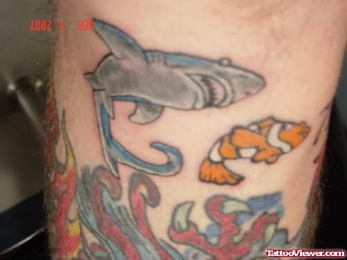 Shark Large Tattoo