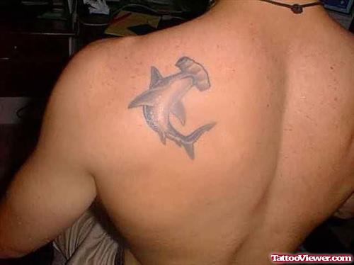 Simple Hammerhead Shark Tattoo