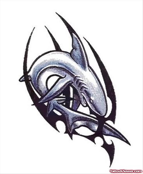 Celtic Shark Tattoo Sample