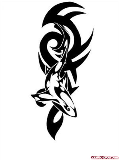 Tribal Shark Tattoo Design Collection