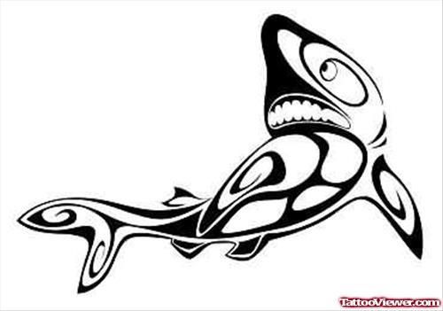 Shark Tattoo Design Sample