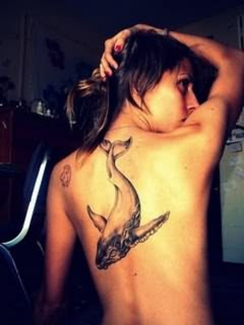 Back Body Shark Tattoo