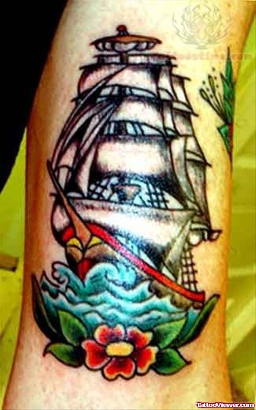Kevin Tall Ship Tattoo