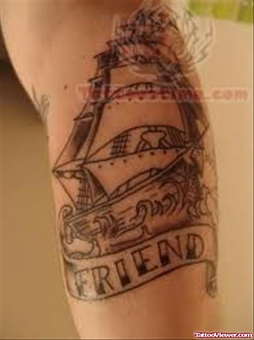 Ship Friend Tattoo
