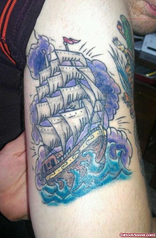 My Clipper Ship Tattoo