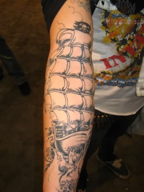 Kevin Casillo Ship Tattoo