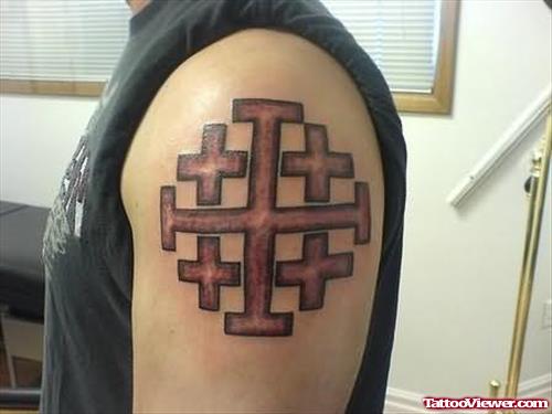 Hebrew Tattoo For Shoulder