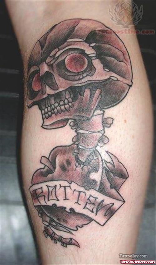 Rotten Skeleton Tattoo