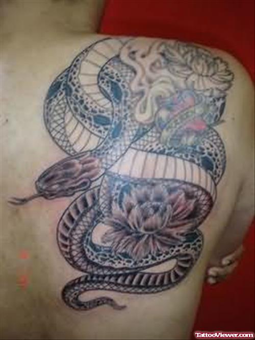 Huge Snake Tattoo