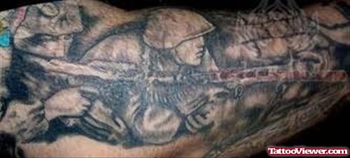 Soldier Tattoo Image