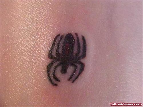Small Size Spider Tattoo