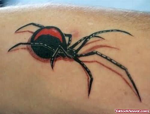 Black Spider Tattoos Design