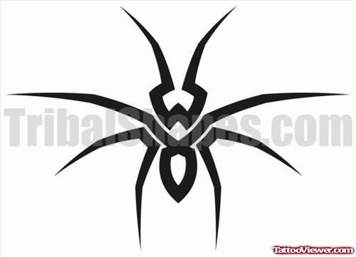 Tribal Spiders Tattoos Designs