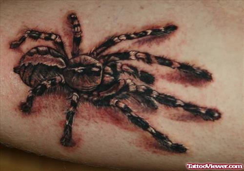 Spider 3D Tattoo