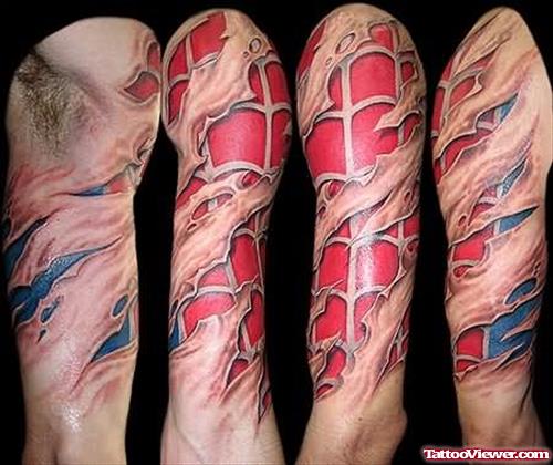 Spider Amazing Tattoo On Arm