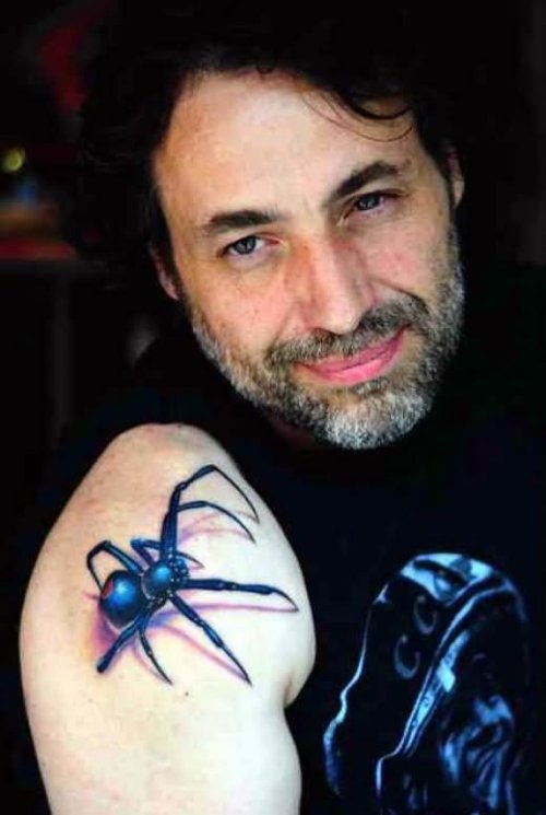 Very Cool 3D Spider Tattoo