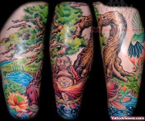 Color Ink Spiritual Tattoo Picture