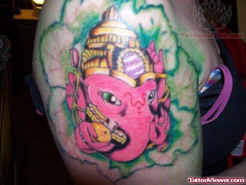 Spiritual Ganesh Tattoo