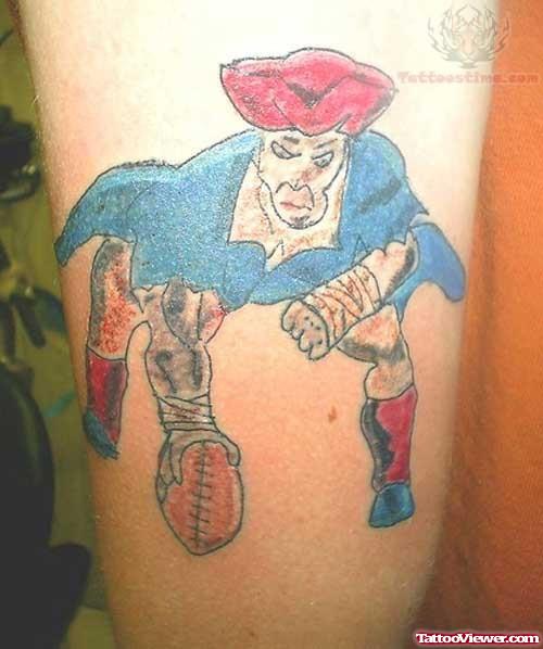 Colorful Sportsman Tattoo