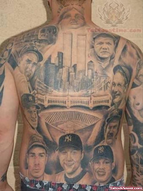 Yankees Sports Tattoos
