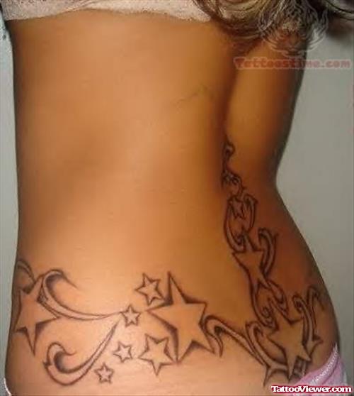 Women Star Tattoo Designs