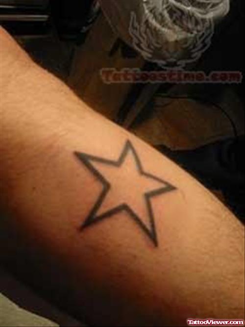 Simple Star Tattoo