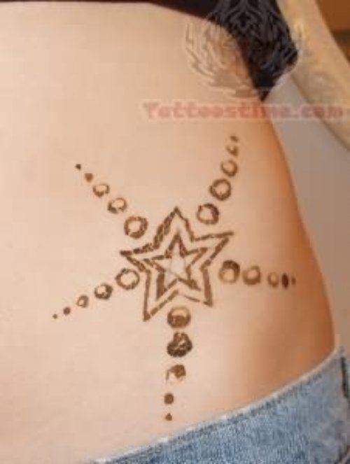 Henna Star Tattoo