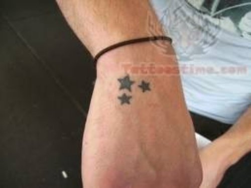 Small Star Tattoos On Hand