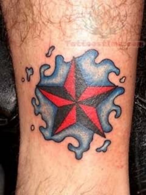Water Star Tattoo
