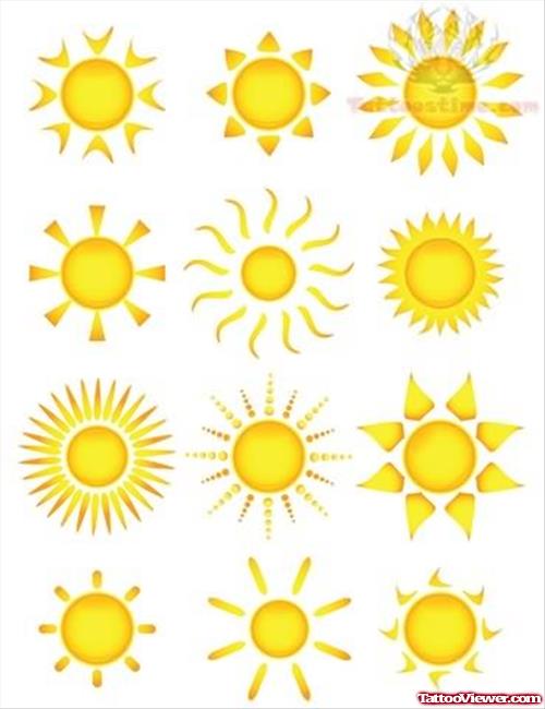 20 Radiant Sun Tattoos Design Ideas  Meaning