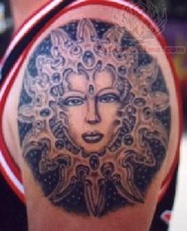 A Sun Goddess Tattoo
