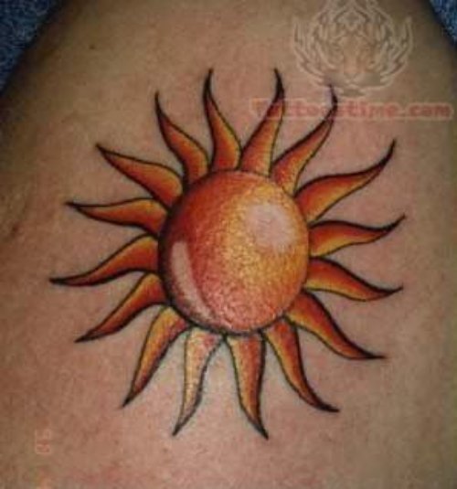 Shining Sun Tattoo