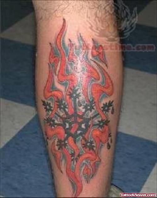 Red Fire Tattoo