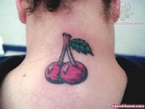 Cherry Symbol Tattoo