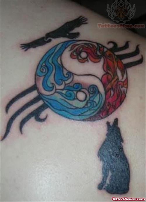 Yin Yang Symbol Tattoo