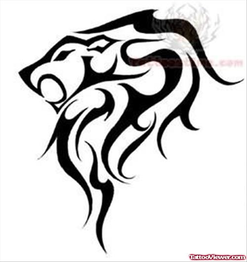 Leo Zodiac Symbol Tattoo Design