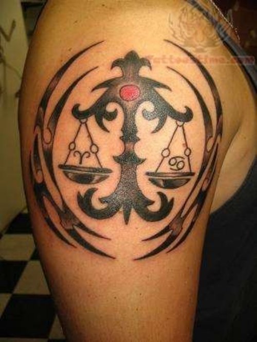Libra - Beautiful Symbol Tattoo