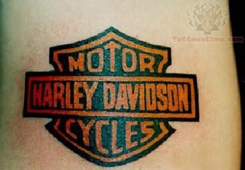 Harley Davidson Symbol Tattoo