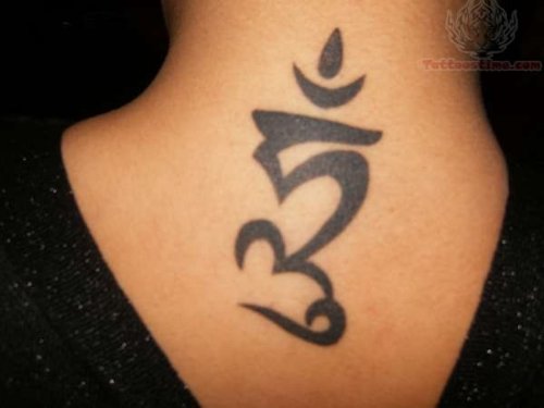 Om Religious Symbol Tattoo
