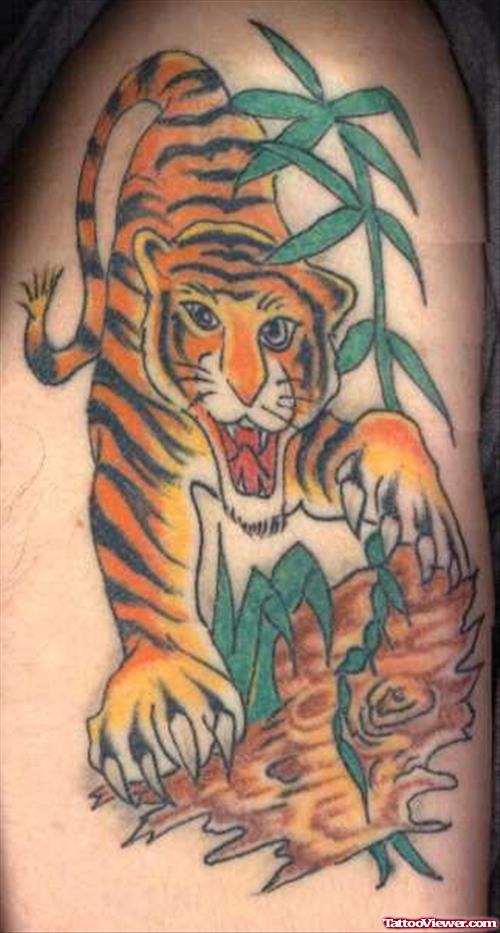 Naughty Tiger Tattoo
