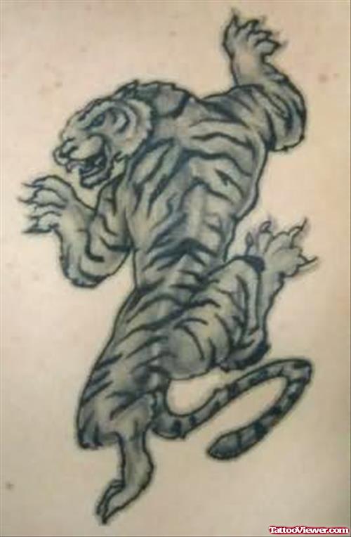 Зоновская наколка тигр