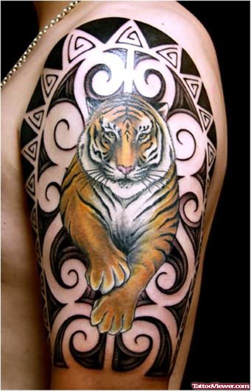 Latest Tiger Tattoo By Tattoostime