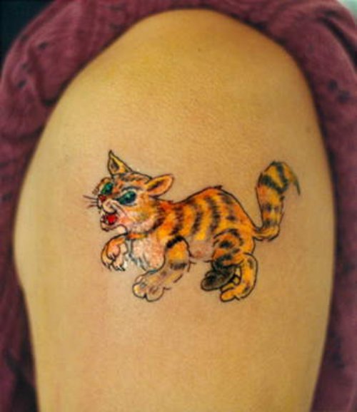 Sweet Little Tiger Tattoo