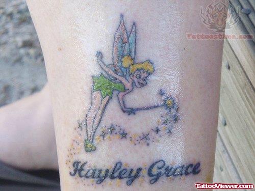 Hayley Tinkerbell Tattoo