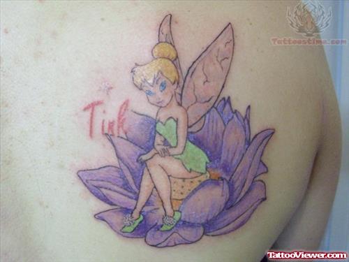 Attractive Tinkerbell Tattoo