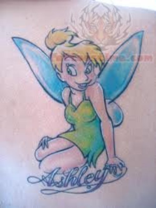 Amazing Tinkerbell Tattoo